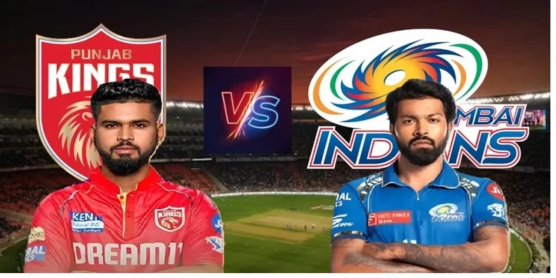 mumbai indians vs punjab kings timeline